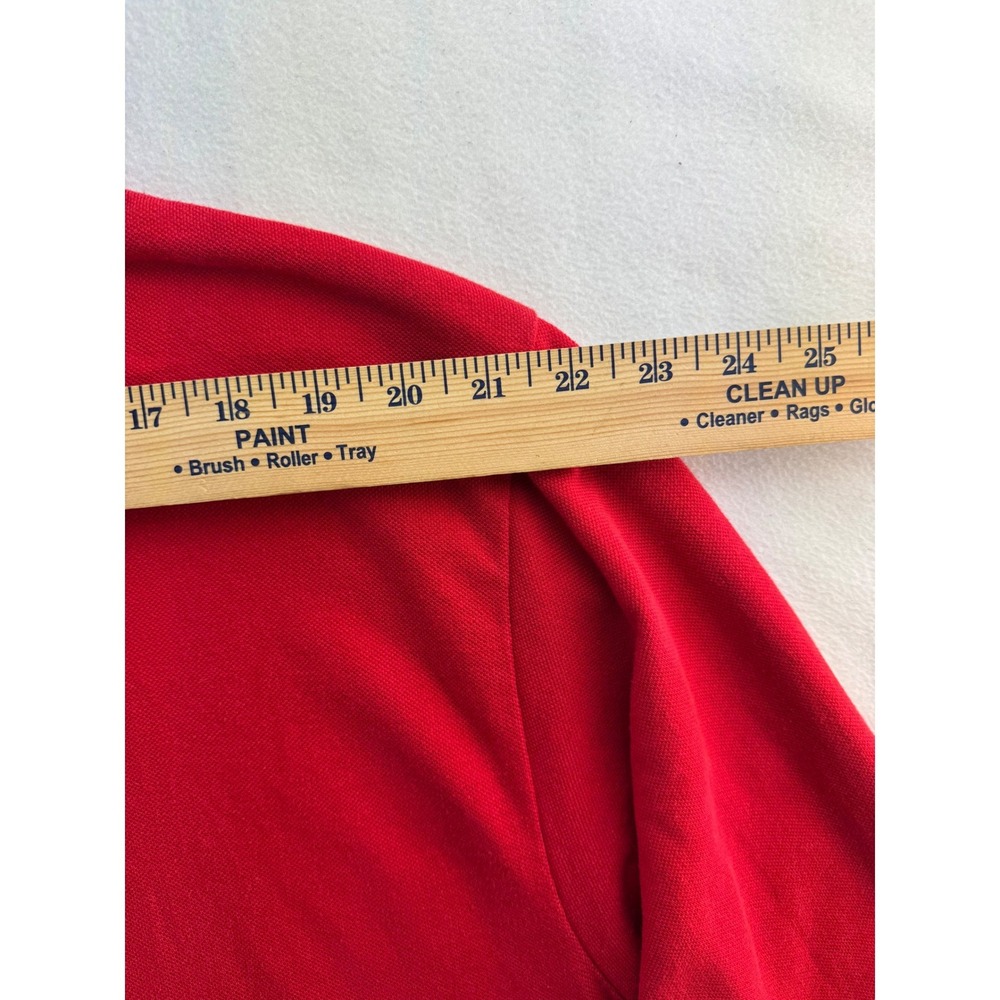Polo Ralph Lauren Men Long Sleeve Red Classic Fit Polo Shirt XL - Picture 7 of 13